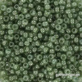Miyuki seed beads – Ceylon translucent sage 11/0, 10 gram