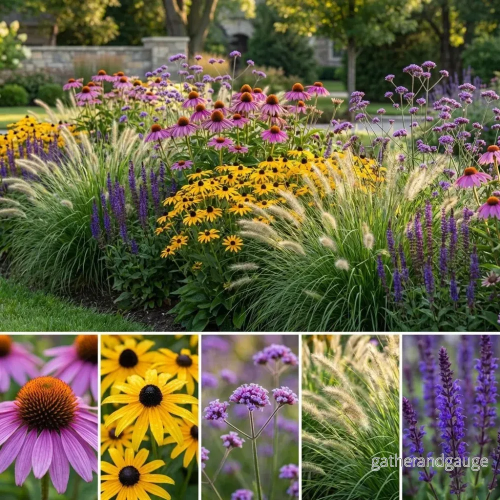 Pack Massif Plein Soleil Rose & Violet - 30 plantes - Bild 3