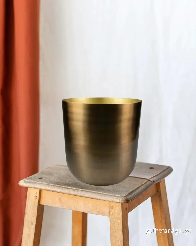 Gyllene växtkruka d25cm Gyllene växtkruka d25cm