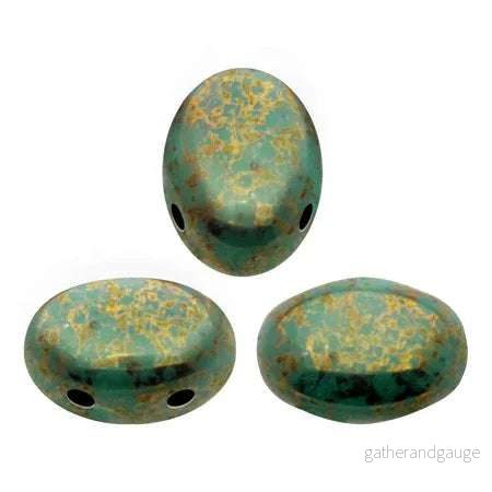 Samos® par Puca® - Opaque Green Turquoise Bronze, 10 gram