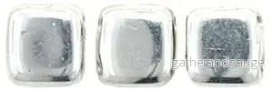 CzechMates Tile Beads - Silver, 25-pack - Bild 2