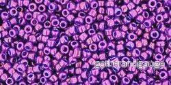 TOHO Seed Beads - Higher Metallic Grape 15/0, 10 gram