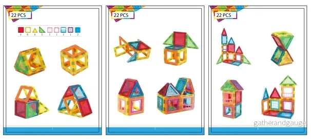 Magnetiskt byggset – 22 delar – Magmaster Magnetiskt byggset – 22 delar – Magmaster