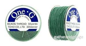 One-G pärltråd – Mint Green 50 yards One-G pärltråd – Mint Green 50 yards