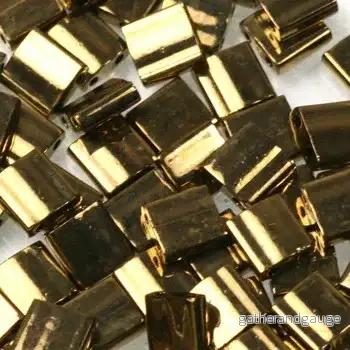 Miyuki Tila – Dark Bronze 5mm, 5 gram Miyuki Tila – Dark Bronze 5mm, 5 gram