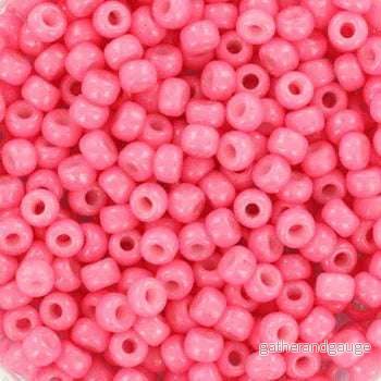 Miyuki Seed Beads – Duracoat Opaque Carnation 8/0, 10 gram