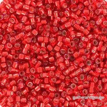 Miyuki Delica - Silver Lined Red 11/0, 5 gram