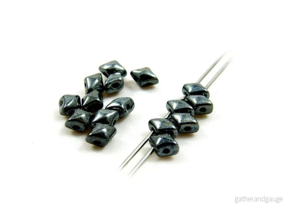 Vario Bead - Jet Hematite 10 gram