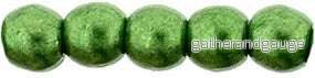 Tjeckiska Druk (Runda) – Saturated Metallic Kale 2mm, 50-pack Tjeckiska Druk (Runda) – Saturated Metallic Kale 2mm, 50-pack
