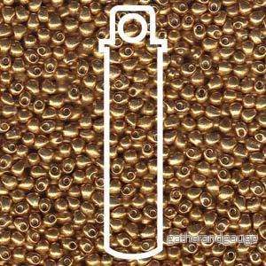 Miyuki Drop – Duracoat galvanized gold 3,4mm, 10 gram Miyuki Drop – Duracoat galvanized gold 3,4mm, 10 gram