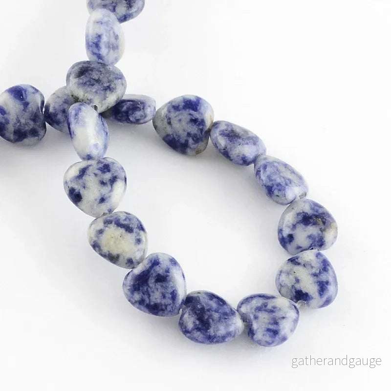 Blue Spot Jasper - Hjärta 10 mm 1 styck