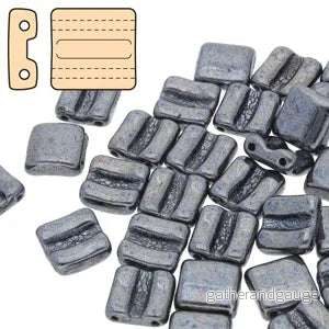 Fixer Bead Horizontal – Jet Hematite 5 gram Fixer Bead Horizontal – Jet Hematite 5 gram