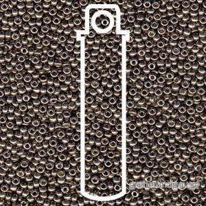 Miyuki seed beads – Duracoat Galvanized Pewter 6/0, 20 gram Miyuki seed beads – Duracoat Galvanized Pewter 6/0, 20 gram