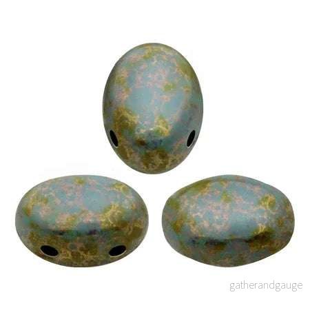Samos® par Puca® - Opaque Aqua Deep Gold, 10 gram
