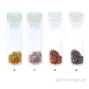 Basic Elements – Crimp bead assortment, Mix, 600- pack