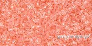 TOHO Demi Round - Transparent - Rose Quartz 11/0 5gram