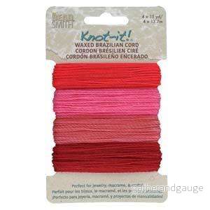 Knot-it Waxed Brazilian cord – Floral Vibes 4 x 13,7 m