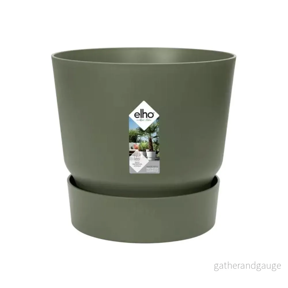 Elho Greenville lövgrön kruka 30 cm