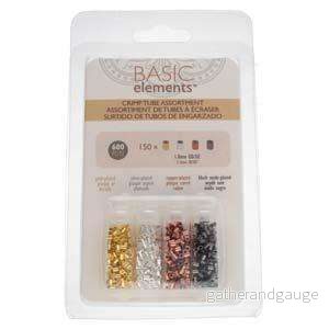 Basic Elements – Crimp Tube Assortment 600-pack
