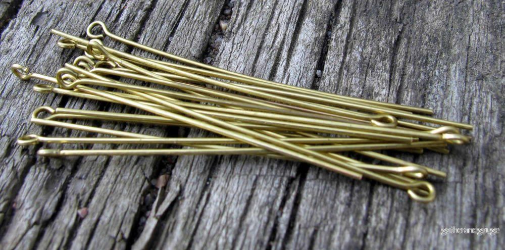 Ögelpinnar Bronsfärgade - 50 mm, 20-pack - Bild 2