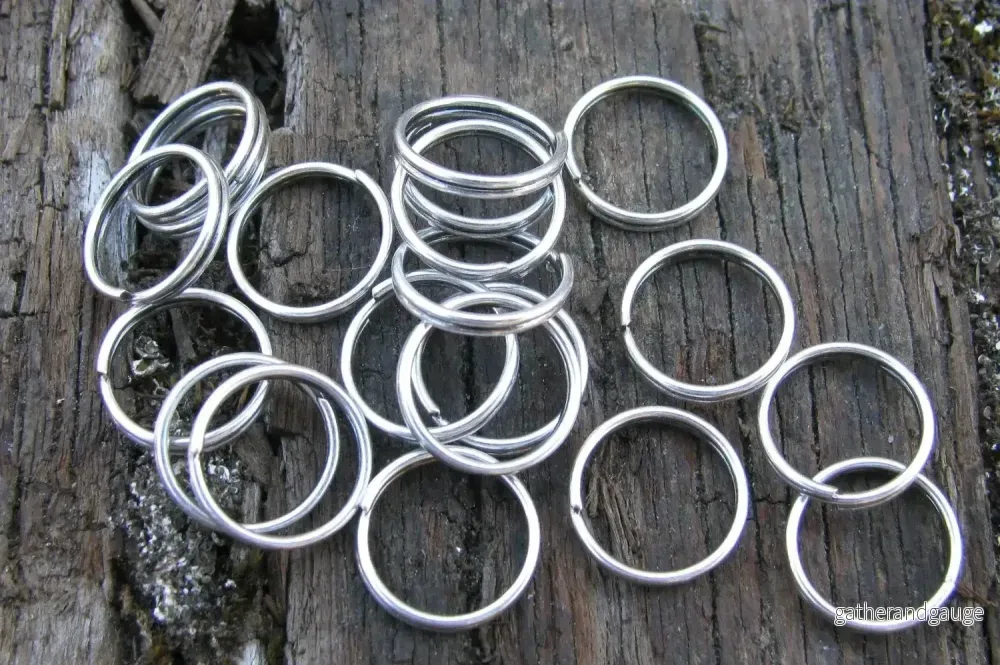 Motringar Silverfärgade – 10mm, 20-pack