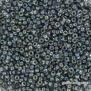 Miyuki Seed beads - Transparent Luster Grey 15/0, 10 gram