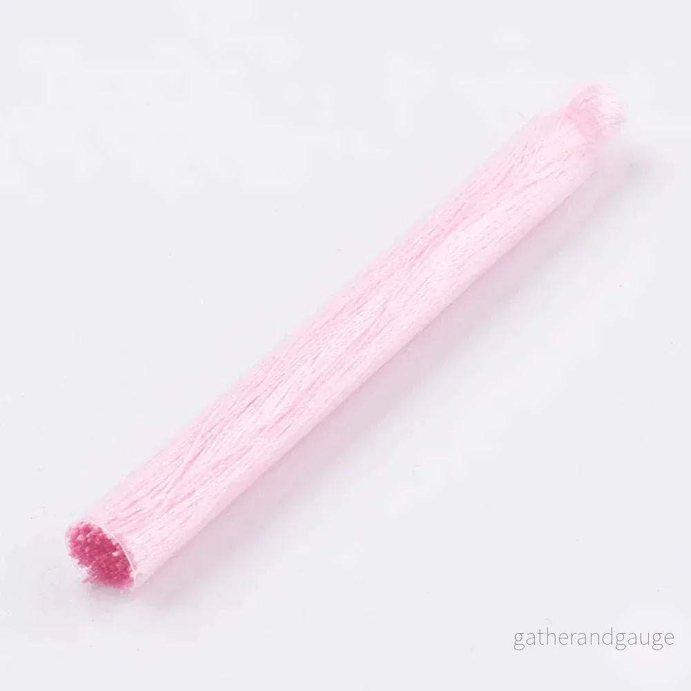 Hänge tassel polyester - Ljusrosa 65mm 1 styck - Bild 2