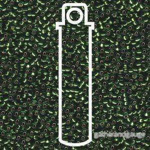 Miyuki Seed Beads - Silverlined Olive 11/0, 24 gram