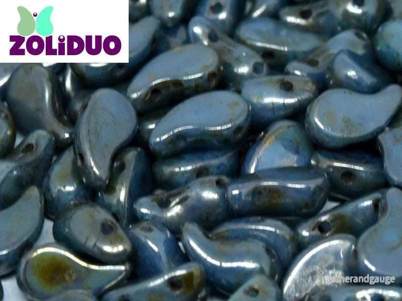 Zoliduo Vänster - Turquoise Bronze 5x8mm, 20-pack