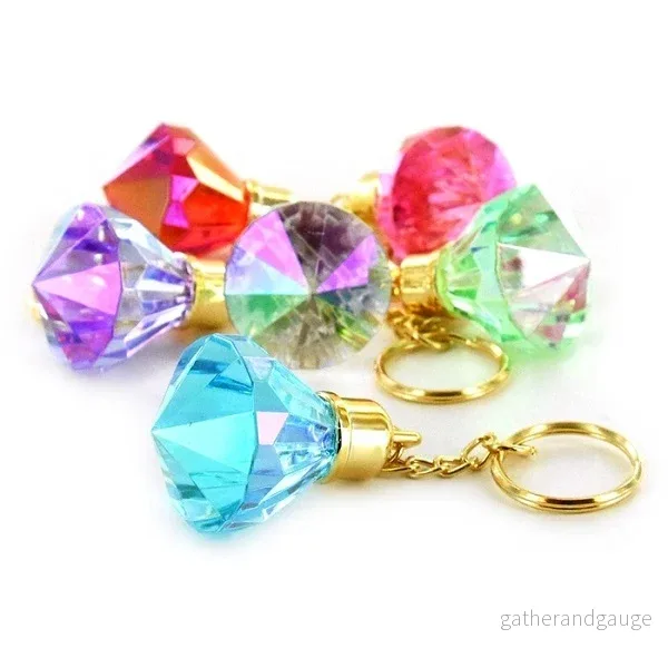 Diamant nyckelring