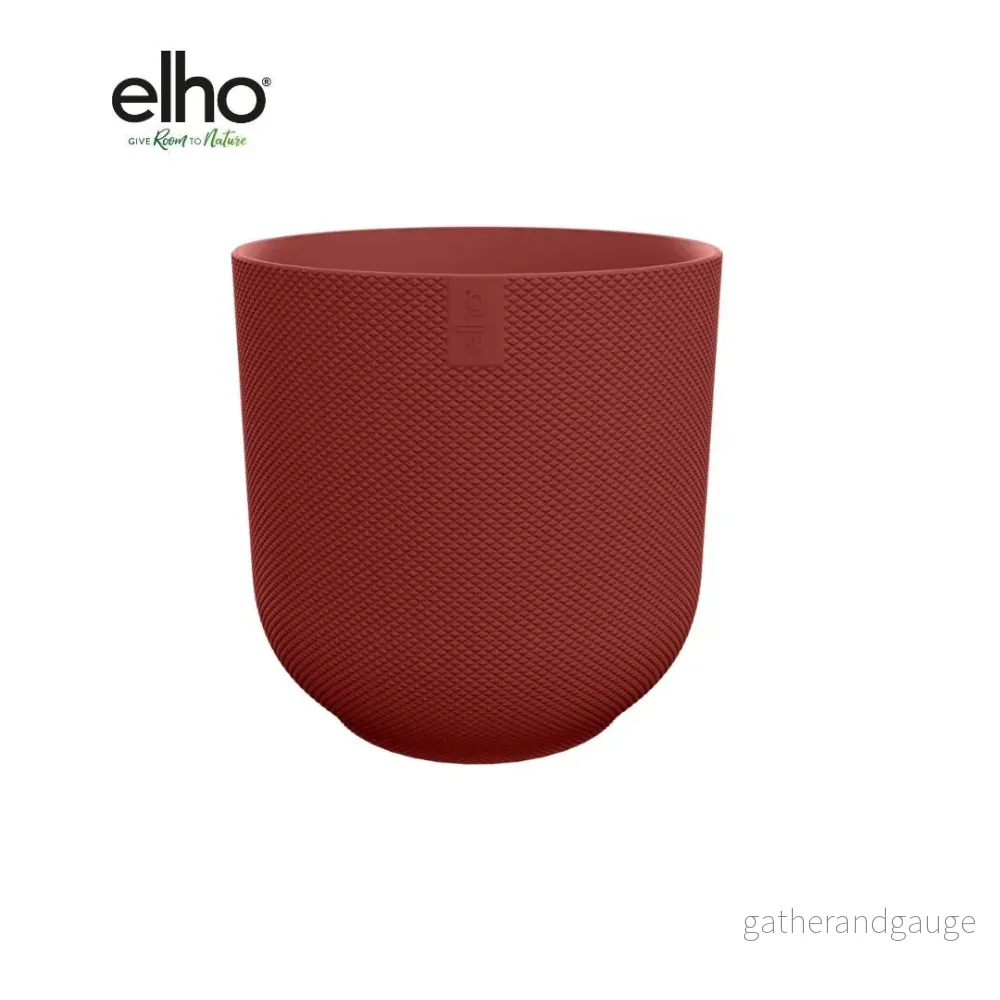 Elho Jazz Pot Rund Toscansk röd 14cm