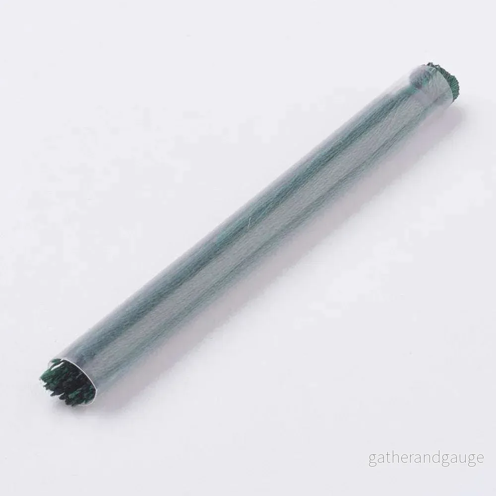 Hänge Tassel Polyester - Mörkgrön 65-74 mm 1 styck - Bild 2