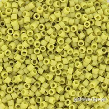 Miyuki Delica - Opaque Glazed Frosted Honeydew 11/0, 5 gram