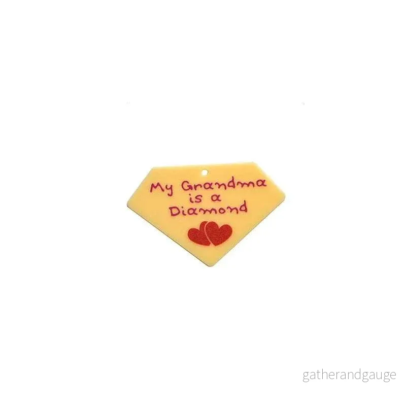 Berlock / Hänge Akryl – My Grandma 1 styck Berlock / Hänge Akryl – My Grandma 1 styck