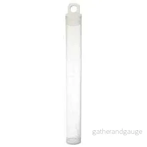 Pärlrör i plast - 13 cm 1 styck