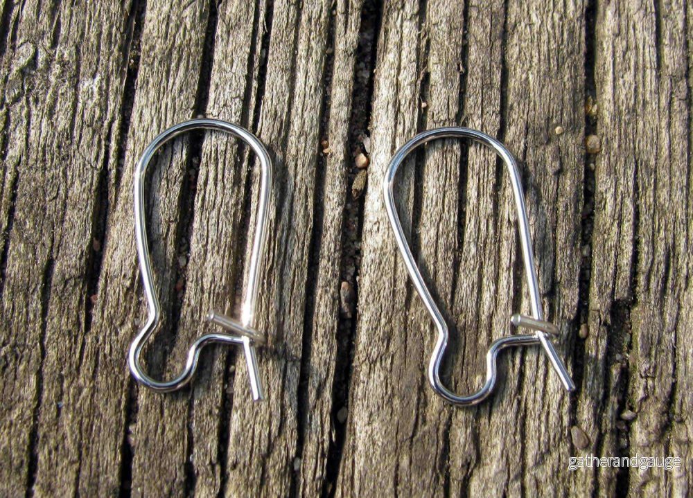 Örkrokar Silverpläterad - Enkel stängbar 18mm 2- pack - Bild 2