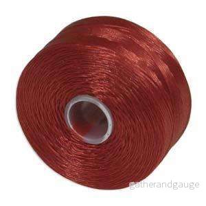 S-Lon Bead thread – Red Strl AA, 1 Rulle
