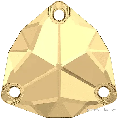 Swarovski Crystals Trilliant Sew-on Stone (3272) – Sapphire 20 mm, 1 styck