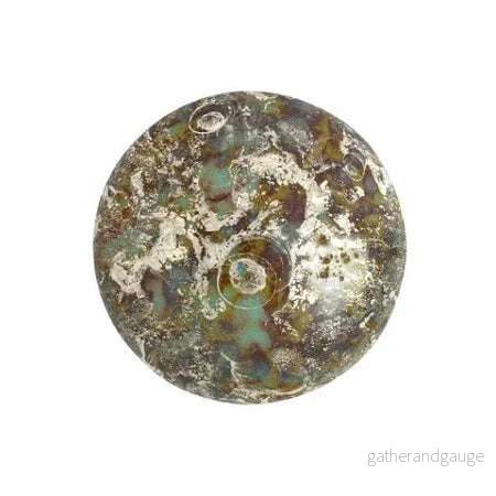Cabochon par Puca® – Opaque Aqua New Picasso 18 mm, 1 styck Cabochon par Puca® – Opaque Aqua New Picasso 18 mm, 1 styck