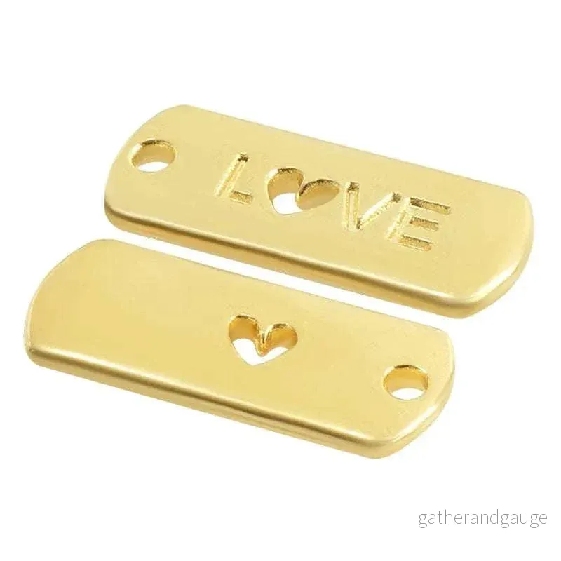 Berlock 24K guldpläterad – Love 1 Styck Berlock 24K guldpläterad – Love 1 Styck