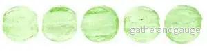 Tjeckiska Melon Round - Peridot 3mm 50-pack - Bild 2