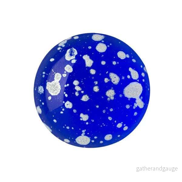 Cabochon par Puca® - Sapphire Splash Silver 18 mm, 1 styck