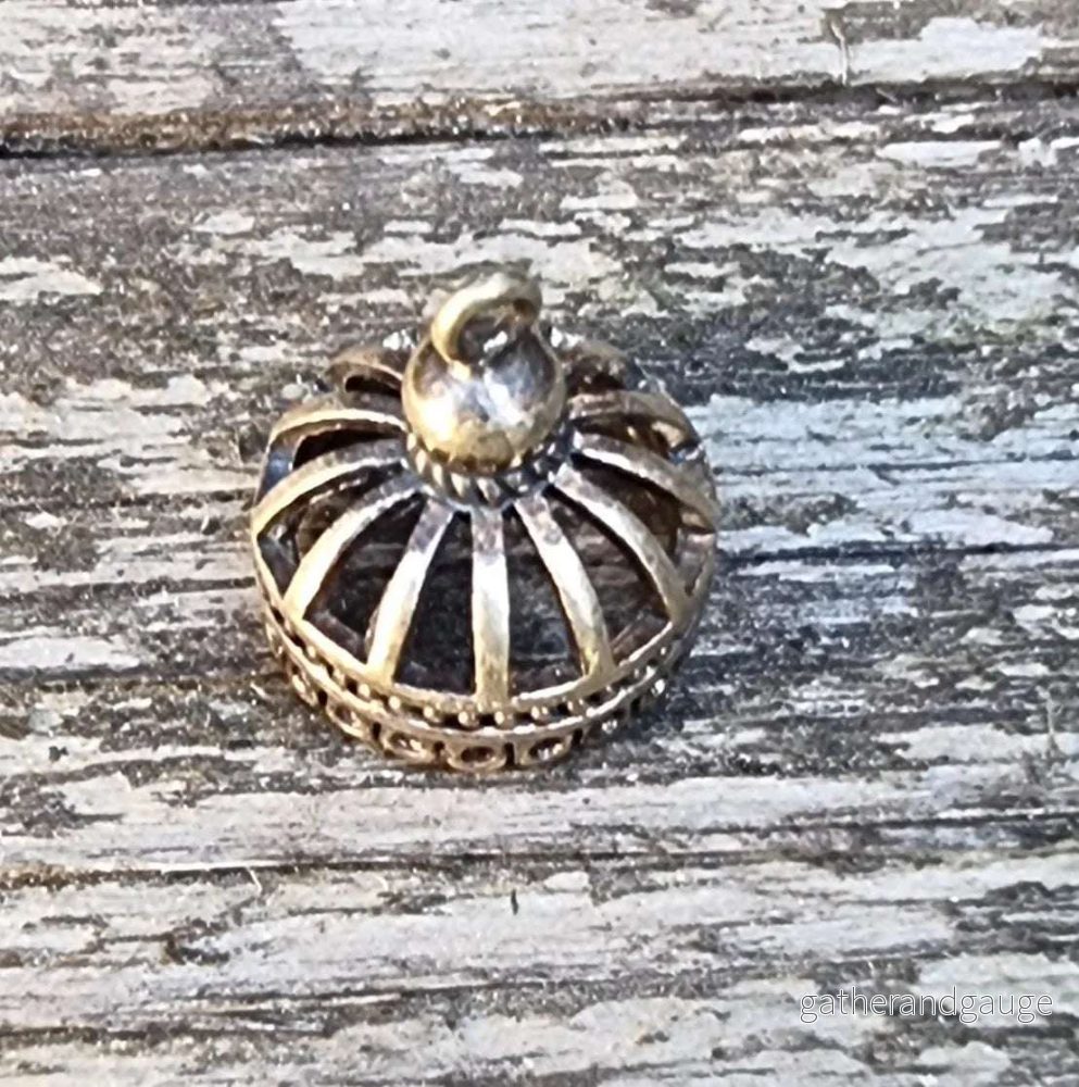 Ändfäste bronsfärgade – Elegant, 11mm, 1 styck