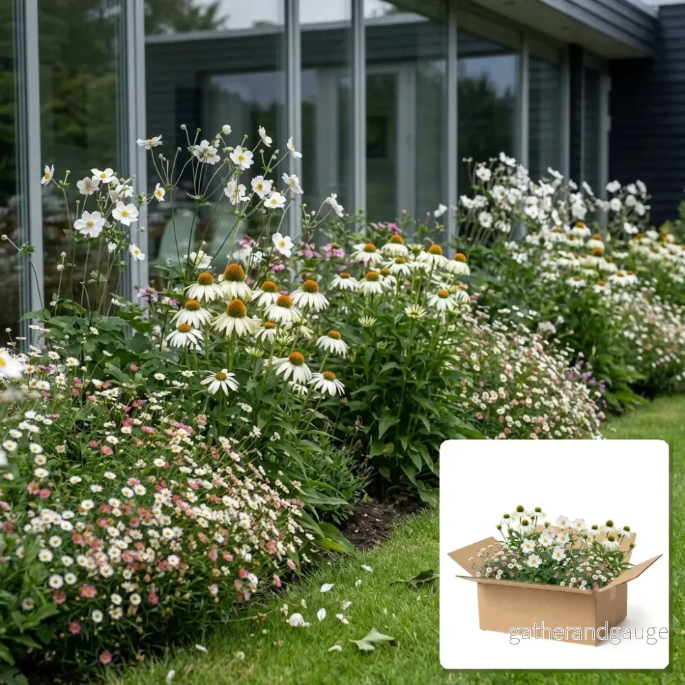 Pack Façade Soleil & Mi-Ombre Blanc - 18 plantes - Bild 2