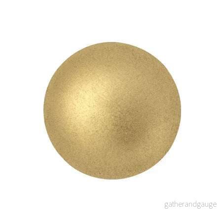 Cabochon par Puca® – Light Gold Matte 18 mm, 1 styck Cabochon par Puca® – Light Gold Matte 18 mm, 1 styck