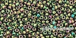 TOHO Seed Beads - Higher-Metallic Iris Olivine 15/0, 10 gram