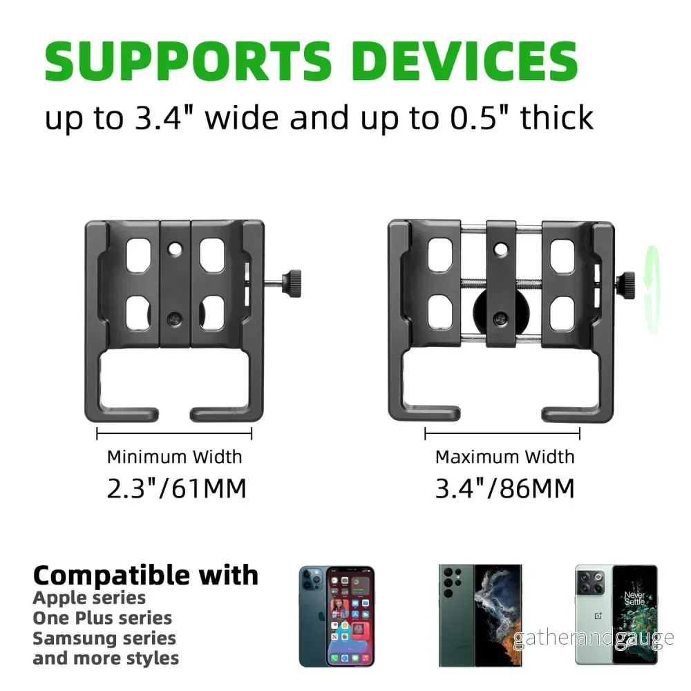 FANAUE CPC-07 Smartphone Holder with Detachable 1" Ball Head - Bild 3