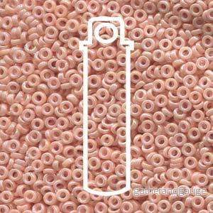 Miyuki Spacer - Semi-Matte Opaque Salmon 2.2x1mm 7 gram