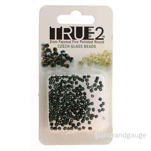 Tjeckiska Firepolish - Polychrome Sage & Citrus True 2 mm, 2 gram