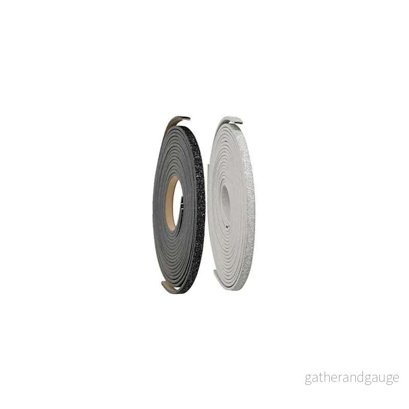 Läderimitation platt bred - Glittrig svart 5mm, 20 cm - Bild 2